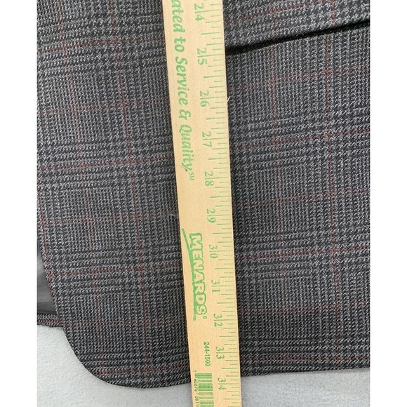 Jos A Bank Sport Coat Mens Size 44L Gray Single Breasted Vented Notch Two Button - Picture 10 of 16